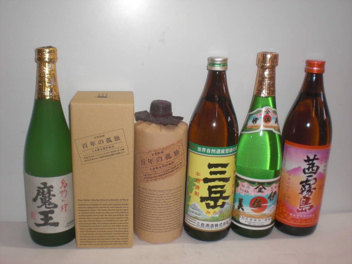 芋焼酎セット 伊佐美 三岳 黒霧島 白玉の露 南之方 大魔王1800ml×6本